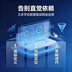 阿坝建站-告别直觉依赖：三步学会数据驱动网站运营