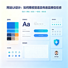 阿坝建站-网站UI设计：如何用视觉语言传递品牌信任感
